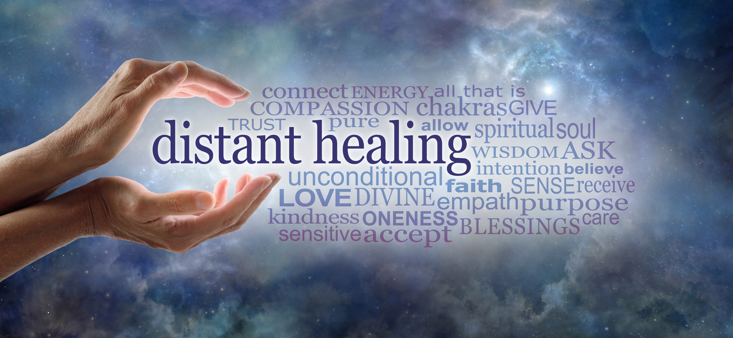 Words associated with Reiki Healer sending high frequency energy